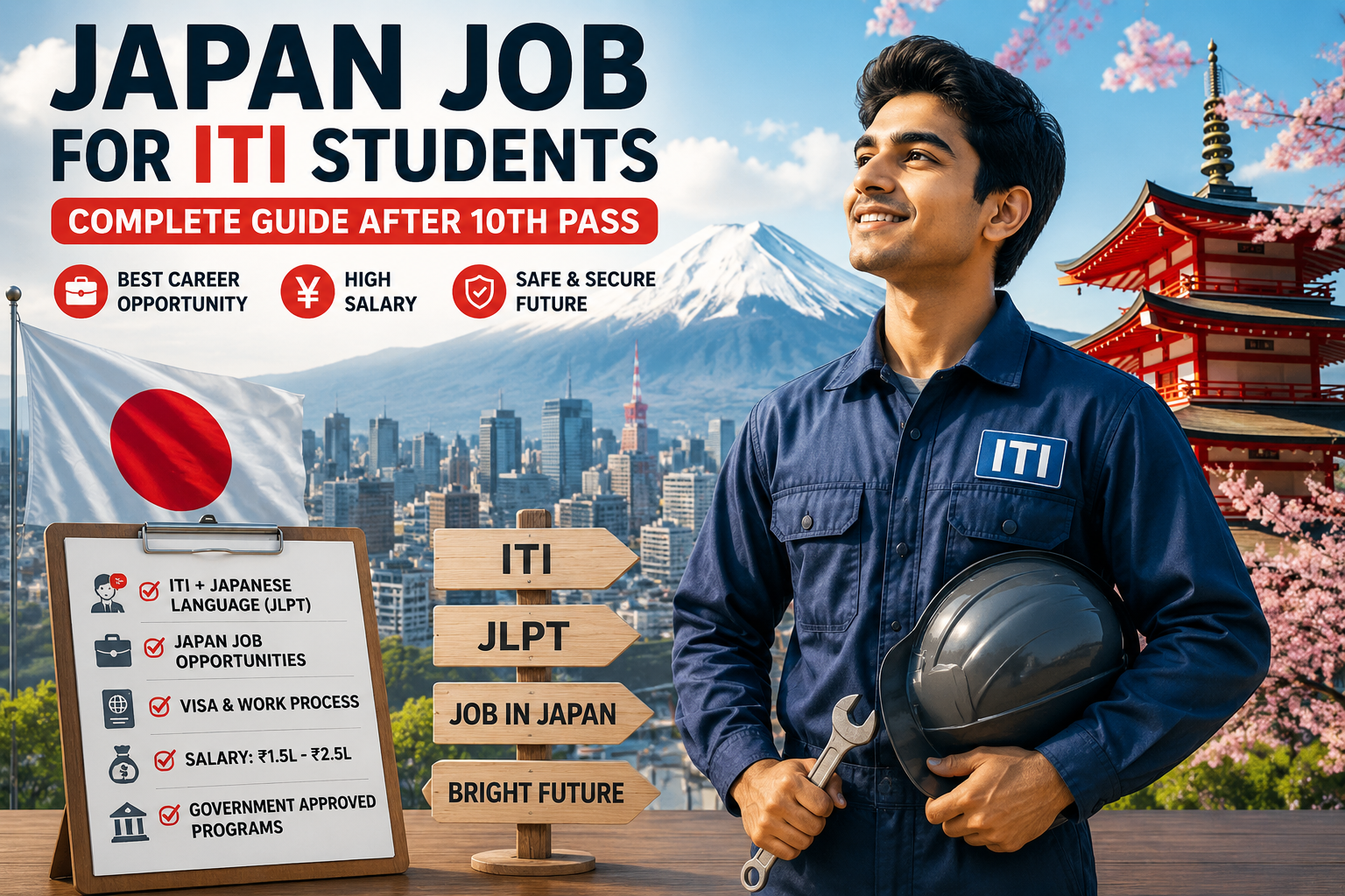 Japan Job for ITI Students | Complete Guide After 10th Pass